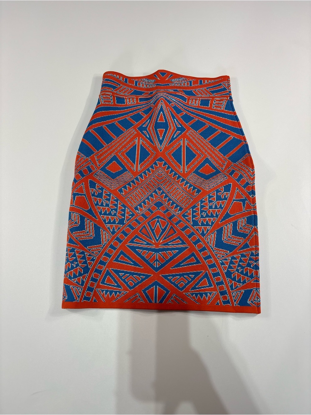 BCBG Maxazria Bodycon Pencil Skirt Geometric XS